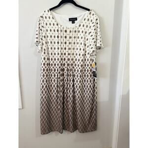 Dress Perceptions New York Fit and Flare Dress, Size 1X New w/Tags